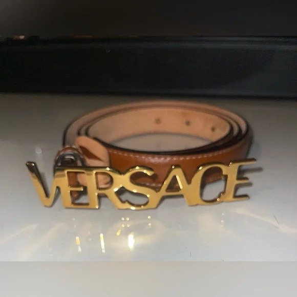 Versace Brown and Gold Luxury Bag